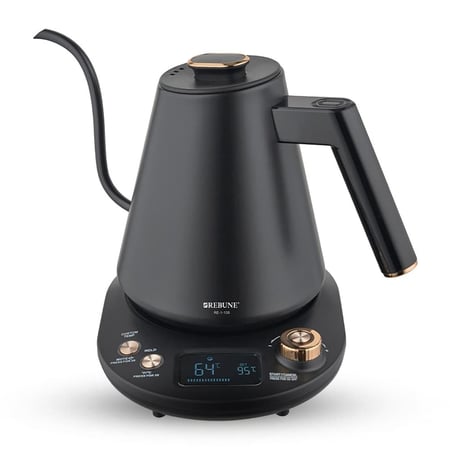 غلاية ريبون V60 تمنحك تحكما مثاليا في صب الماء لصناعة قهوة احترافية