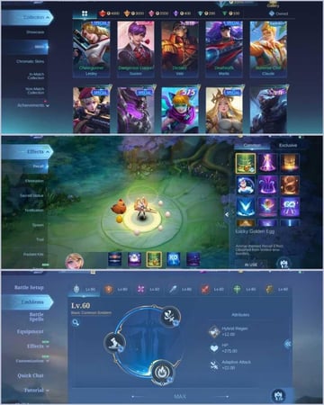 حساب موبايل ليجيند 172 سكن !