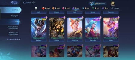 حساب موبايل ليجند 181 سكن !