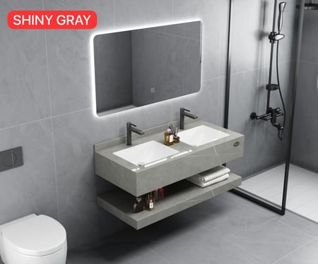 مغسلة رخام صناعي حوضين