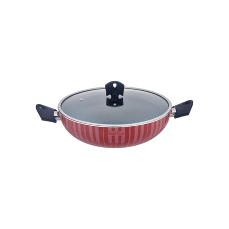 مقلاة عميق تيفلون سيف بلص غطاء 27 سم