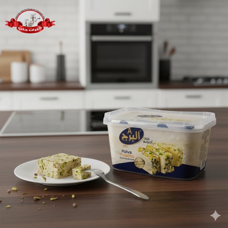 حلاوة طحينية بالفستق – البرج