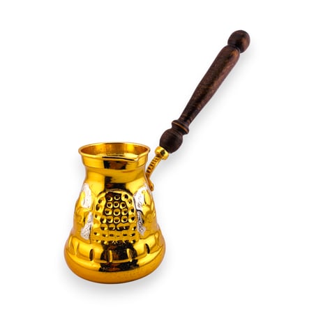دلال قهوة نحاسية تقليدية - أحجام متعددة