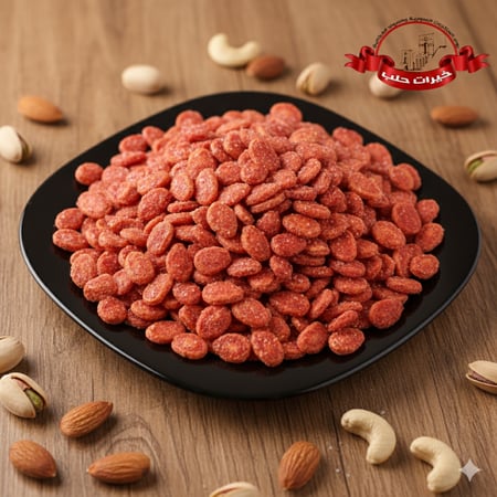 بزر جبس أحمر محمّص ومملّح