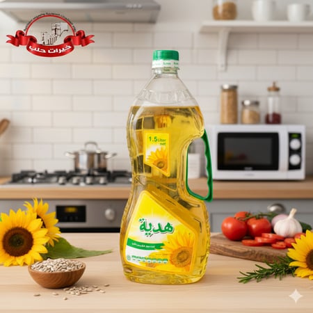 زيت دوار الشمس هدية - 1.5 لتر