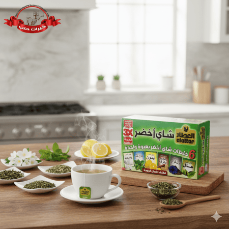شاي أخضر العطار – 6 خلطات