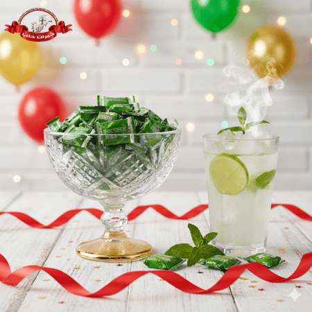 سكاكر بورجيه بالنعناع