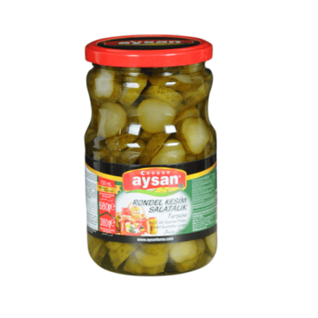 مخلل خيار مقطع شرائح 370غ - ايسان