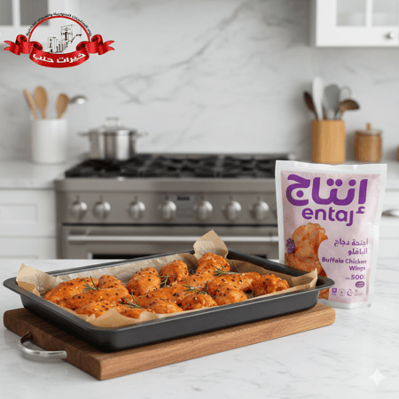 أجنحة دجاج البافلو حارة الإنتاج - 500 جرام