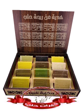 مجموعة صابون غار حكاية تاريخ - 12 قطعة منوعة