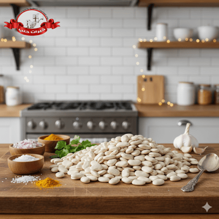 فاصولياء بيضاء حبة عريضة
