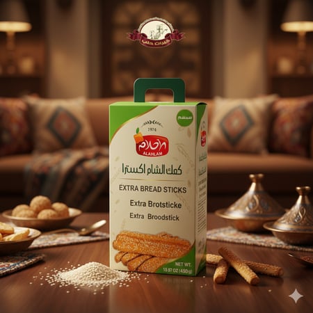 كعك شامي بالسمسم الممتاز – الأحلام 450 غرام