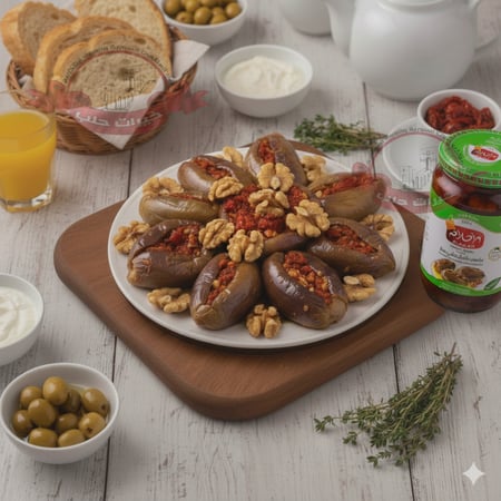 مكدوس باذنجان شامي ممتاز الأحلام