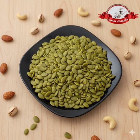 قلب بزر قرع غير محمص