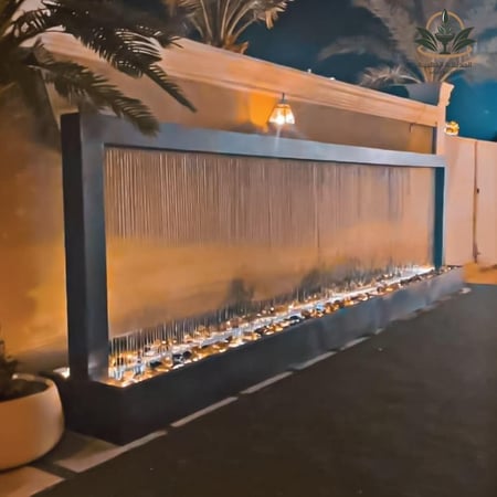 شلال ستارة مطري بطول 3متر جاهز شحن خاص