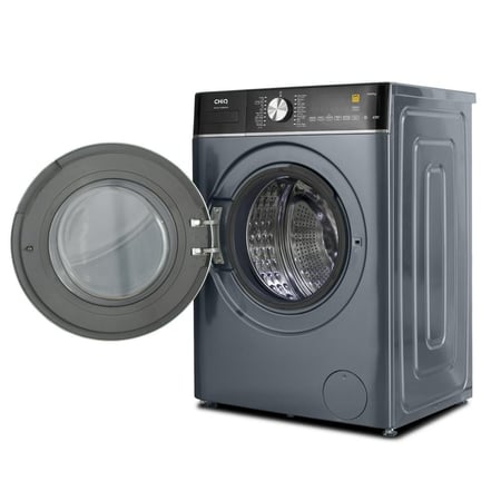 غسالة اوتوماتيك فتحة امامية تشيك 10ك انفرتر سلفر غامق