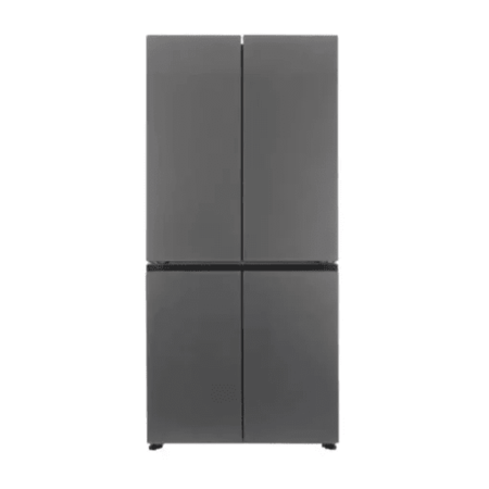 ثلاجة دولابي هاير سعة الثلاجة 10.8 قدم سعة المجمد 7.7 قدم سلفر