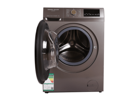 غسالة اتوماتيك جنرال جولد فتحة امامية 10 كلغ تنشيف 100% فضي