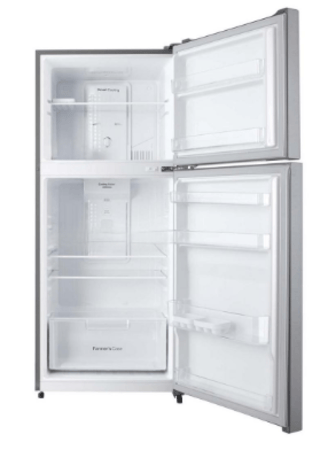 ثلاجة دايو سعة الثلاجة 10.2 قدم سعة المجمد 3.9 سلفر غامق