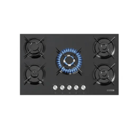 سطح بلت ان غاز كومتيل 5 عيون 90 سم اسود (تركي)