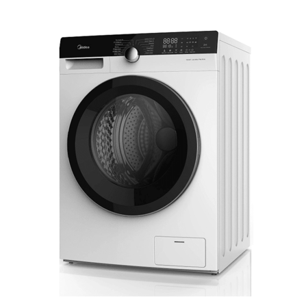 غسالة اوتوماتيك فتحة امامية ميديا 8 ك14برنامج تنشيف 80%ابيض