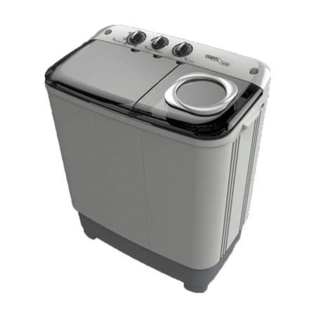 غسالة حوضين 12 كيلو جنرال جولد – فضي