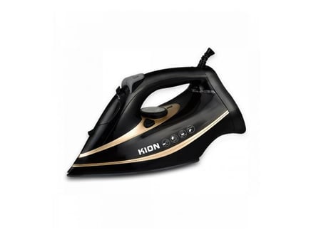 كاوية بخار كيون 380 مل 2.200 واط قاعدة سيراميك اسود