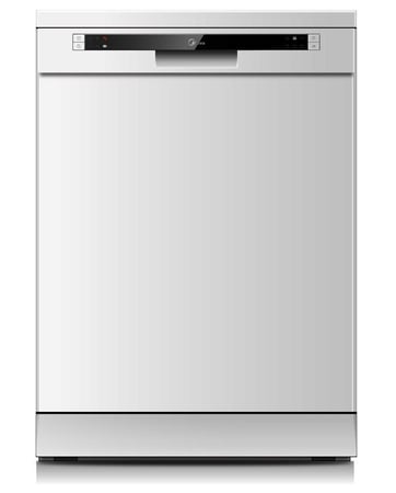 غسالة صحون ميديا 12 مكان 6 برامج +( وظيفة ) لون ابيض