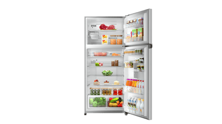 ثلاجة توشيبا سعة الثلاجة 15.7 قدم سعة المجمد 5.8 قدم سلفر انفرتر (تايلاندي)