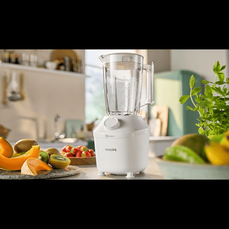 خلاط فيليبس 1.9 لتر 450 واط مع مطحنة تقنية Pro Blend - ابيض