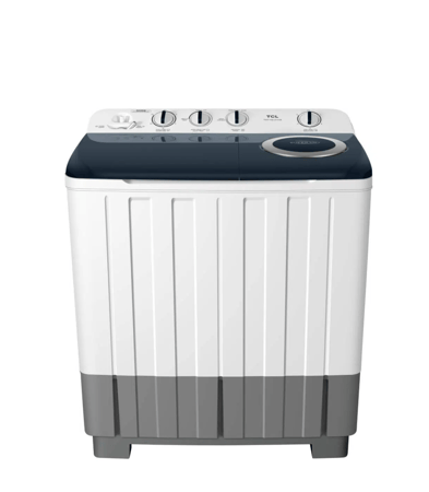 غسالة حوضين تي سي ال 10 ك ابيض