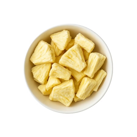 أناناس مجفف بالتبريد