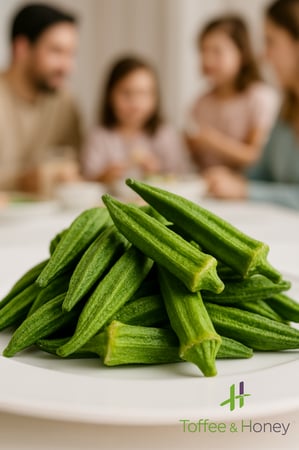 خضار مجفف بامية مقرمشة