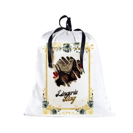كيس ستان لحفظ الملابس الداخلية بتصميم مطبوع