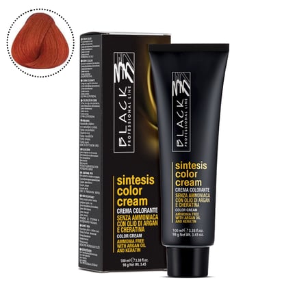 صبغه بلاك بالارغان والكرياتين بدون امونيا لون ارض سيينا  N5.45