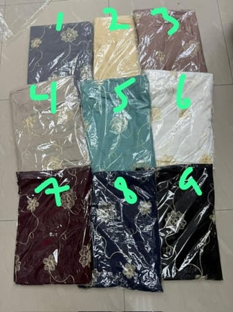 قطن كشميري مطرز