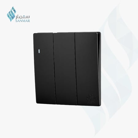 مفتاح ثلاثي أسود بيانو 7x7