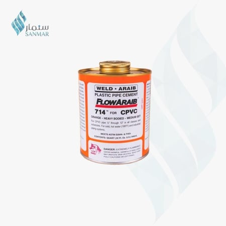 غراء سباكة CPVC أمريكي نص كيلو من Weld Araib