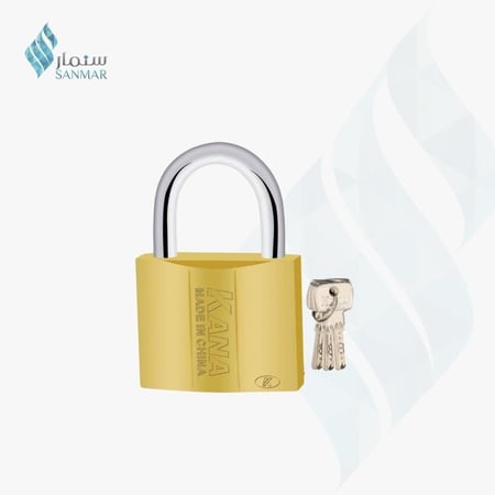 قفل ذهبي صغير 22 ملم من كانا مع مفاتيح