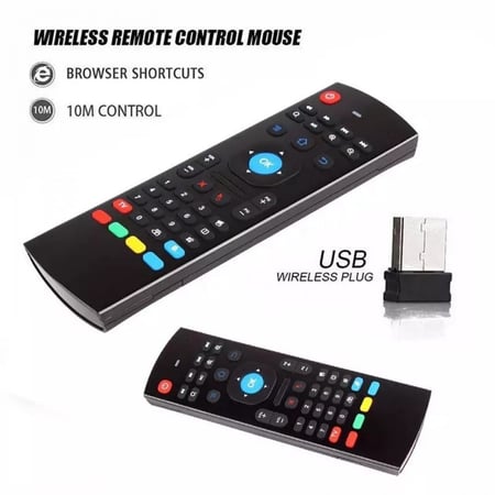ريموت كنترول وايرلس يعمل على جهاز online 4k و جميع اجهزة  TV BOX