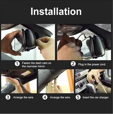 داش كام 4K امامي وخلفي