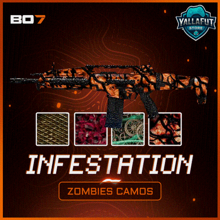فتح لون انفيستيشن بلاك اوبس (7) - (BO7 Zombies Camos) جهد 100%