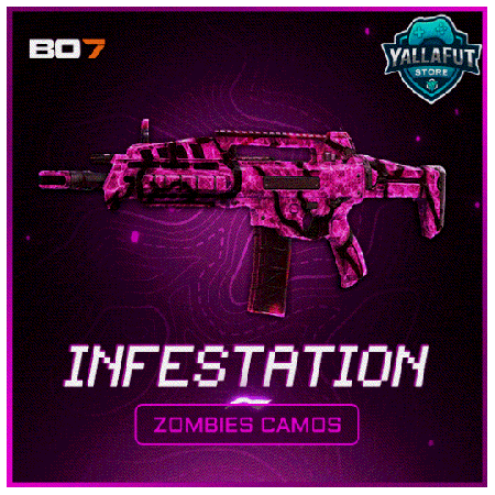 فتح لون انفيستيشن بلاك اوبس (7) - (BO7 Zombies Camos) جهد 100%
