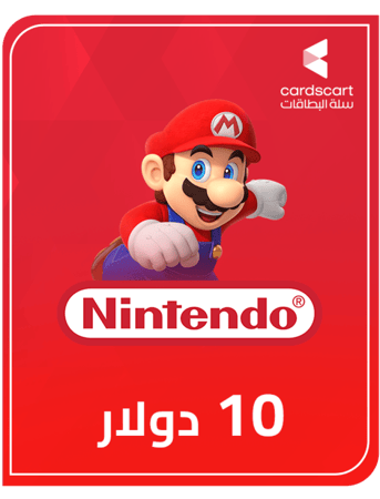 بطاقة نينتيندو اي شوب 10 دولار