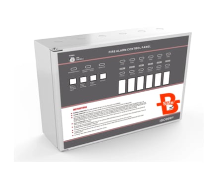 لوحة تحكم انذار الحريق التقليدية 2 زون من بي سيف (B Safe ) - صنع في الصين | B Safe Conventional Fire Alarm Control Panel 2 Zone