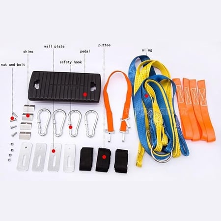 نقالة سلة قابلة للفصل (HSP)، نقالة سلة إنقاذ، سلة طوارئ من الفولاذ المقاوم للصدأ، مزودة بأحزمة وحبال رفع، للاستخدام في طائرات الهليكوبتر وعمليات الإنقاذ.