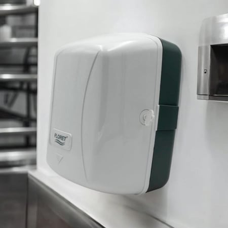 موزع مناديل فلوريت ماكسي رول يدوي لتجفيف اليد صيني ابيض FL4095