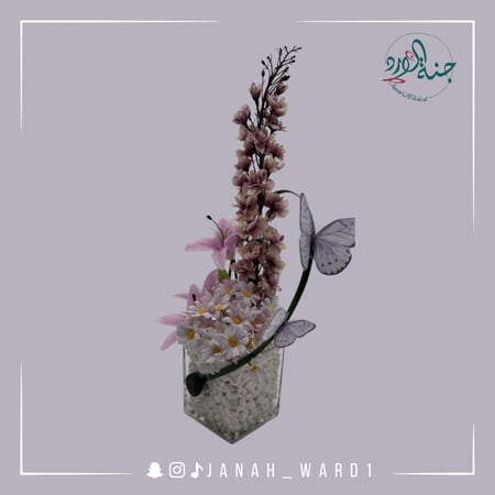 فازة بنفسج (ورد صناعي)