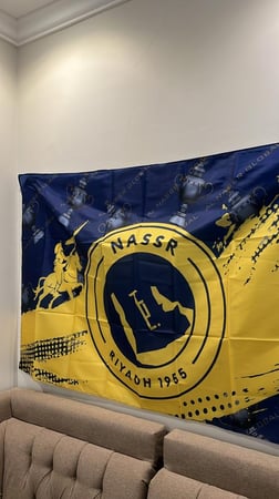 علم النصر بطل الدوري