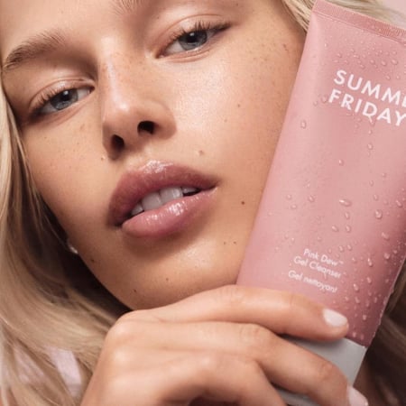 Summer Fridays Pink Dew Gel Cleanser